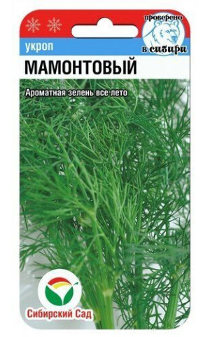 Укроп Мамонтовый (Сибсад) ц/п