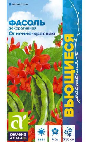 Фасоль вьющ. Огненно-красная (СА) ц/п
