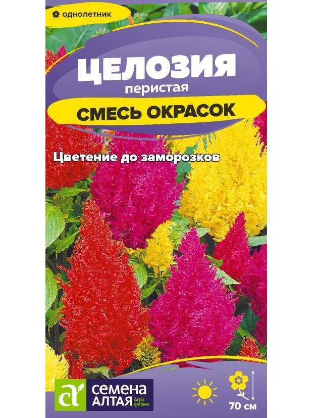 Целозия Перистая Смесь Окрасок (СА) цп